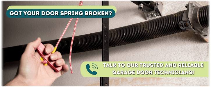 Broken Garage Door Spring St Charles MO